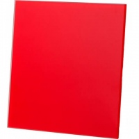 Glass panel red